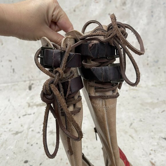 Freebird Rose Embroidered Leather Cyrus Boots, Size 8 - Picture 2 of 7